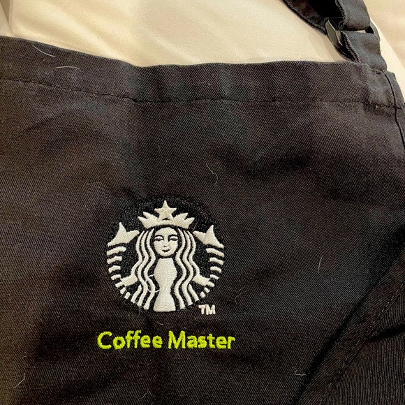NWT Black Starbucks apron coffee master apron - Picture 2 of 6